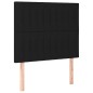vidaXL Cama box spring con colchón tela negro 80x200 cm vidaXL Cama box spring con colchón tela negro 80x200 cm
