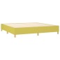 vidaXL Cama box spring con colchón tela verde 200x200 cm vidaXL Cama box spring con colchón tela verde 200x200 cm