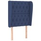 vidaXL Cama box spring con colchón tela azul 80x200 cm vidaXL Cama box spring con colchón tela azul 80x200 cm