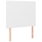 vidaXL Cama box spring con colchón cuero sintético blanco 80x200 cm vidaXL Cama box spring con colchón cuero sintético blanco 80x200 cm