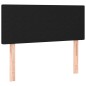vidaXL Cama box spring con colchón tela negro 80x200 cm vidaXL Cama box spring con colchón tela negro 80x200 cm