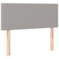 vidaXL Cama box spring con colchón tela gris claro 80x200 cm vidaXL Cama box spring con colchón tela gris claro 80x200 cm