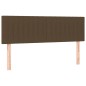 vidaXL Cama box spring con colchón tela marrón oscuro 140x190 cm vidaXL Cama box spring con colchón tela marrón oscuro 140x190 cm