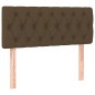 vidaXL Cama box spring con colchón tela marrón oscuro 90x200 cm vidaXL Cama box spring con colchón tela marrón oscuro 90x200 cm