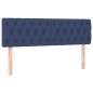 vidaXL Cama box spring con colchón tela azul 140x190 cm vidaXL Cama box spring con colchón tela azul 140x190 cm