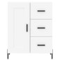 vidaXL Aparador alto madera contrachapada blanco 69,5x34x180 cm vidaXL Aparador alto madera contrachapada blanco 69,5x34x180 cm
