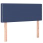 vidaXL Cama box spring con colchón tela azul 90x190 cm vidaXL Cama box spring con colchón tela azul 90x190 cm