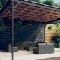 vidaXL Set de muebles de jardín 10 pzas y cojines ratán sintético gris vidaXL Set de muebles de jardín 10 pzas y cojines ratán sintético gris