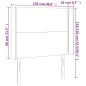 vidaXL Cabecero con LED de tela verde 103x16x118/128 cm vidaXL Cabecero con LED de tela verde 103x16x118/128 cm