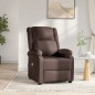 vidaXL Sillón de masaje eléctrico cuero sintético marrón vidaXL Sillón de masaje eléctrico cuero sintético marrón