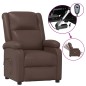 vidaXL Sillón de masaje eléctrico cuero sintético marrón vidaXL Sillón de masaje eléctrico cuero sintético marrón