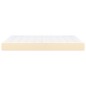 vidaXL Colchón de muelles ensacados tela color crema 140x190x20 cm vidaXL Colchón de muelles ensacados tela color crema 140x190x20 cm