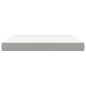 vidaXL Colchón de muelles ensacados tela gris claro 180x200x20 cm vidaXL Colchón de muelles ensacados tela gris claro 180x200x20 cm