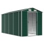 vidaXL Cobertizo de jardín acero galvanizado verde 191x385x198 cm vidaXL Cobertizo de jardín acero galvanizado verde 191x385x198 cm