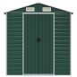 vidaXL Cobertizo de jardín acero galvanizado verde 191x385x198 cm vidaXL Cobertizo de jardín acero galvanizado verde 191x385x198 cm