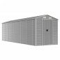 vidaXL Cobertizo de jardín acero galvanizado gris claro 191x640x198 cm vidaXL Cobertizo de jardín acero galvanizado gris claro 191x640x198 cm