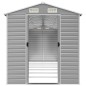 vidaXL Cobertizo de jardín acero galvanizado gris claro 191x640x198 cm vidaXL Cobertizo de jardín acero galvanizado gris claro 191x640x198 cm