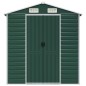 vidaXL Cobertizo de jardín acero galvanizado verde 191x980x198 cm vidaXL Cobertizo de jardín acero galvanizado verde 191x980x198 cm