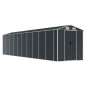 vidaXL Cobertizo de jardín acero galvanizado antracita 191x895x198 cm vidaXL Cobertizo de jardín acero galvanizado antracita 191x895x198 cm