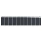vidaXL Cobertizo de jardín acero galvanizado antracita 191x895x198 cm vidaXL Cobertizo de jardín acero galvanizado antracita 191x895x198 cm