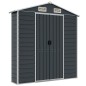 vidaXL Cobertizo de jardín acero galvanizado antracita 191x895x198 cm vidaXL Cobertizo de jardín acero galvanizado antracita 191x895x198 cm