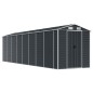 vidaXL Cobertizo de jardín acero galvanizado antracita 191x725x198 cm vidaXL Cobertizo de jardín acero galvanizado antracita 191x725x198 cm
