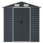 vidaXL Cobertizo de jardín acero galvanizado antracita 191x725x198 cm vidaXL Cobertizo de jardín acero galvanizado antracita 191x725x198 cm