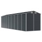 vidaXL Cobertizo de jardín acero galvanizado antracita 191x725x198 cm vidaXL Cobertizo de jardín acero galvanizado antracita 191x725x198 cm