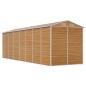 vidaXL Caseta de jardín acero galvanizado marrón claro 191x640x198 cm vidaXL Caseta de jardín acero galvanizado marrón claro 191x640x198 cm