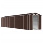 vidaXL Cobertizo de jardín acero galvanizado marrón 191x980x198 cm vidaXL Cobertizo de jardín acero galvanizado marrón 191x980x198 cm