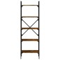 vidaXL Librería de 5 estantes madera roble ahumado 56x31,5x174 cm vidaXL Librería de 5 estantes madera roble ahumado 56x31,5x174 cm