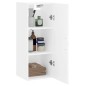 vidaXL Armario de pared madera de ingeniería blanco 34,5x34x90 cm vidaXL Armario de pared madera de ingeniería blanco 34,5x34x90 cm