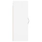 vidaXL Armario de pared madera de ingeniería blanco 34,5x34x90 cm vidaXL Armario de pared madera de ingeniería blanco 34,5x34x90 cm