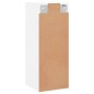 vidaXL Armario de pared madera de ingeniería blanco 34,5x34x90 cm vidaXL Armario de pared madera de ingeniería blanco 34,5x34x90 cm