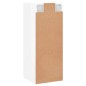 vidaXL Armario de pared madera ingeniería blanco brillo 34,5x34x90 cm vidaXL Armario de pared madera ingeniería blanco brillo 34,5x34x90 cm