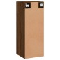vidaXL Armario de pared madera ingeniería marrón roble 34,5x34x90 cm vidaXL Armario de pared madera ingeniería marrón roble 34,5x34x90 cm