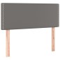 vidaXL Cama box spring con colchón cuero sintético gris 80x200 cm vidaXL Cama box spring con colchón cuero sintético gris 80x200 cm