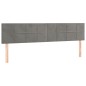 vidaXL Cama box spring con colchón terciopelo gris claro 160x200 cm vidaXL Cama box spring con colchón terciopelo gris claro 160x200 cm