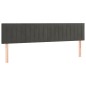 vidaXL Cama box spring con colchón terciopelo gris oscuro 200x200 cm vidaXL Cama box spring con colchón terciopelo gris oscuro 200x200 cm