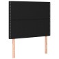vidaXL Cama box spring con colchón tela negro 90x190 cm vidaXL Cama box spring con colchón tela negro 90x190 cm