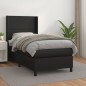 vidaXL Cama box spring con colchón cuero sintético negro 100x200 cm vidaXL Cama box spring con colchón cuero sintético negro 100x200 cm
