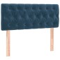vidaXL Cama box spring con colchón terciopelo azul oscuro 200x200 cm vidaXL Cama box spring con colchón terciopelo azul oscuro 200x200 cm