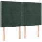 vidaXL Cama box spring con colchón terciopelo verde oscuro 140x200 cm vidaXL Cama box spring con colchón terciopelo verde oscuro 140x200 cm