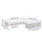 vidaXL Set muebles de jardín 11 piezas cojines ratán sintético marrón vidaXL Set muebles de jardín 11 piezas cojines ratán sintético marrón