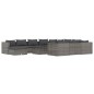 vidaXL Set de muebles de jardín 12 pzas y cojines ratán sintético gris vidaXL Set de muebles de jardín 12 pzas y cojines ratán sintético gris