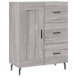 vidaXL Aparador alto madera contrachapada gris sonoma 69,5x34x180 cm vidaXL Aparador alto madera contrachapada gris sonoma 69,5x34x180 cm