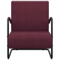 vidaXL Sillón de tela morado vidaXL Sillón de tela morado
