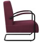 vidaXL Sillón de tela morado vidaXL Sillón de tela morado