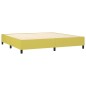 vidaXL Cama box spring colchón y luces LED tela verde 200x200 cm vidaXL Cama box spring colchón y luces LED tela verde 200x200 cm