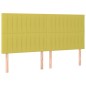 vidaXL Cama box spring colchón y luces LED tela verde 200x200 cm vidaXL Cama box spring colchón y luces LED tela verde 200x200 cm